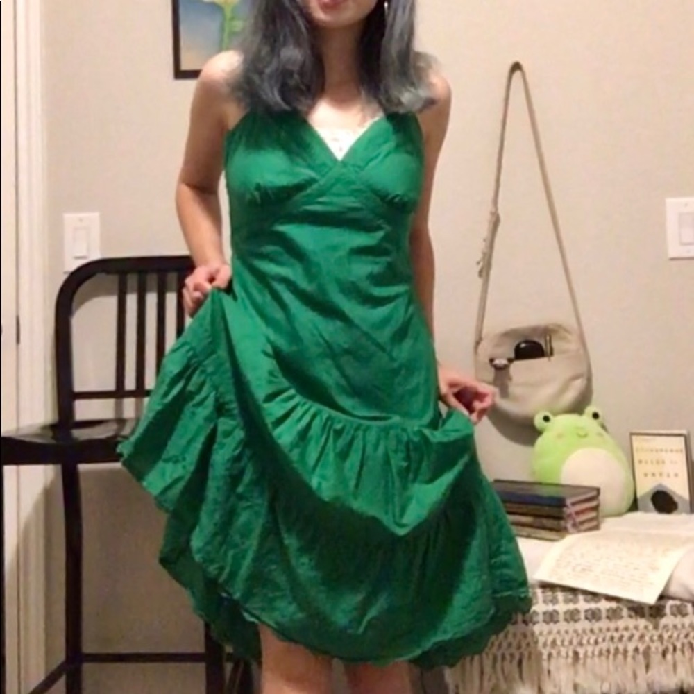 Emerald Green Dress